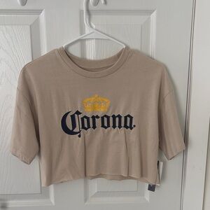 Corona Tan and Blue Short Sleeve Tee